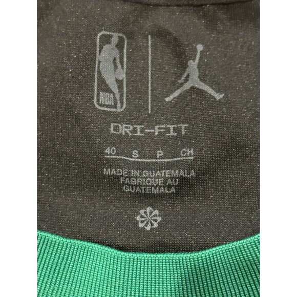 Nike Jordan Boston Celtics Jayson Tatum #0 NBA Swingman Black Jersey Men's 40 - Picture 7 of 9